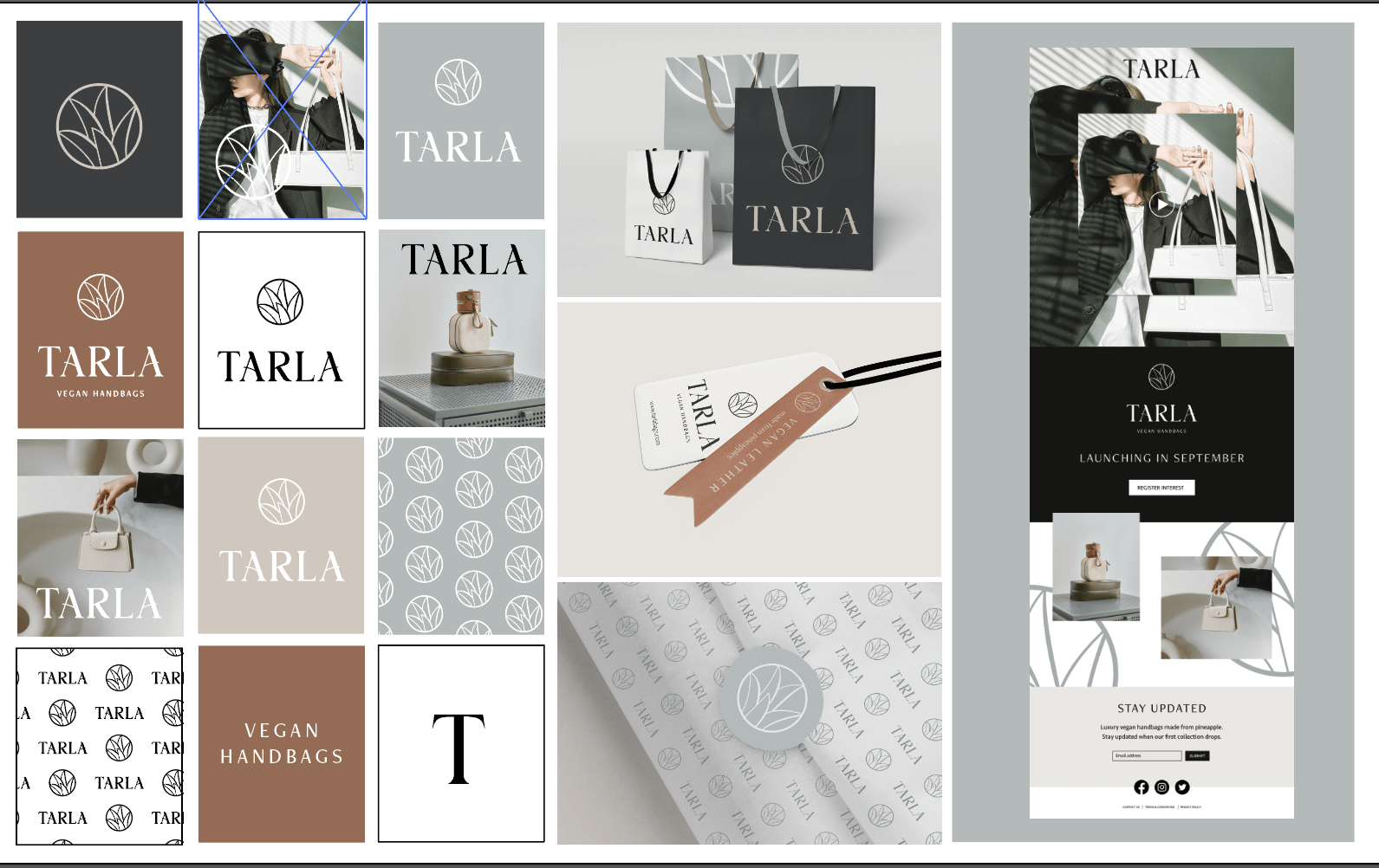 artboard for Tarla project