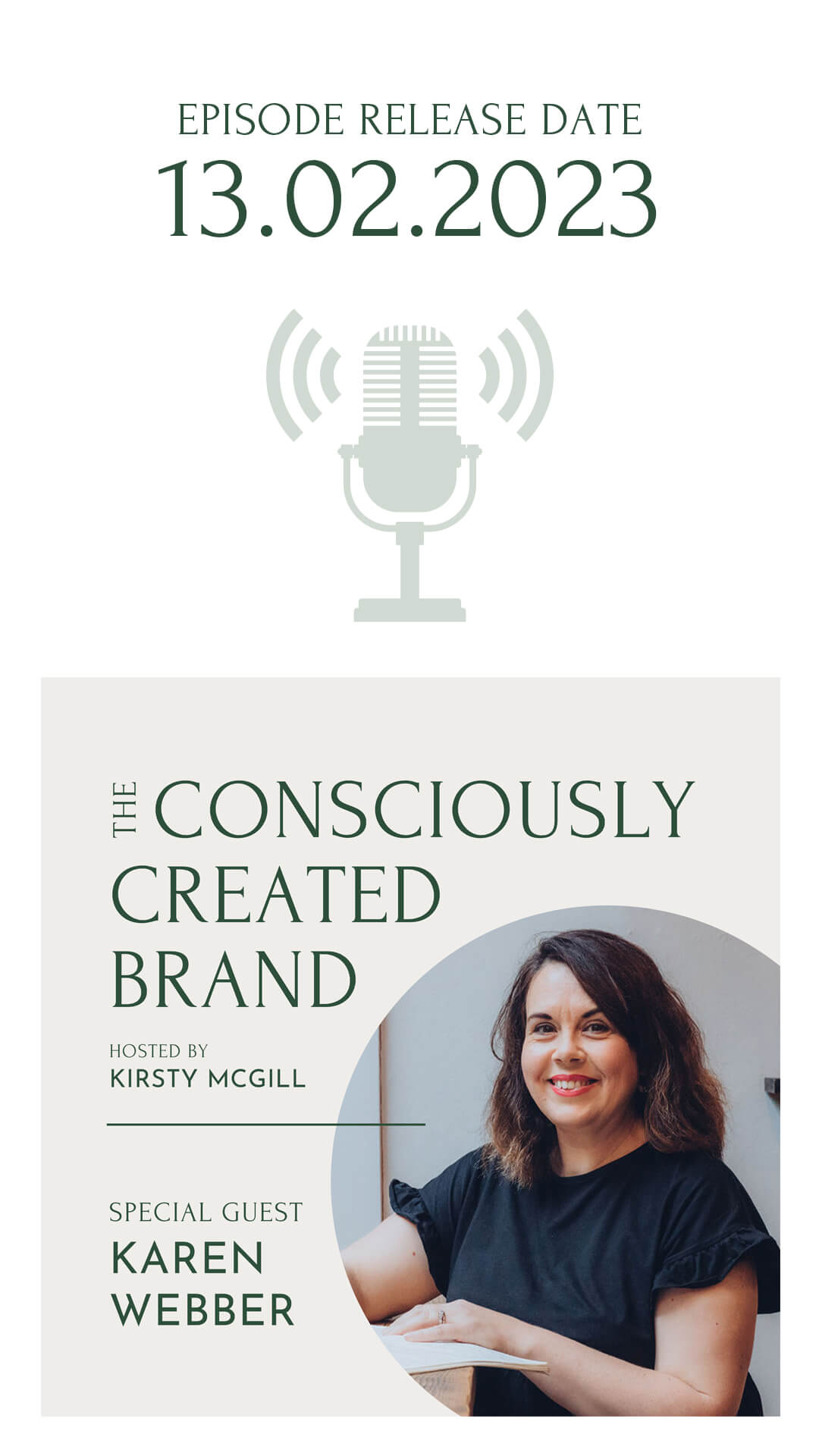 Pin for podcast episode with Karen Webber