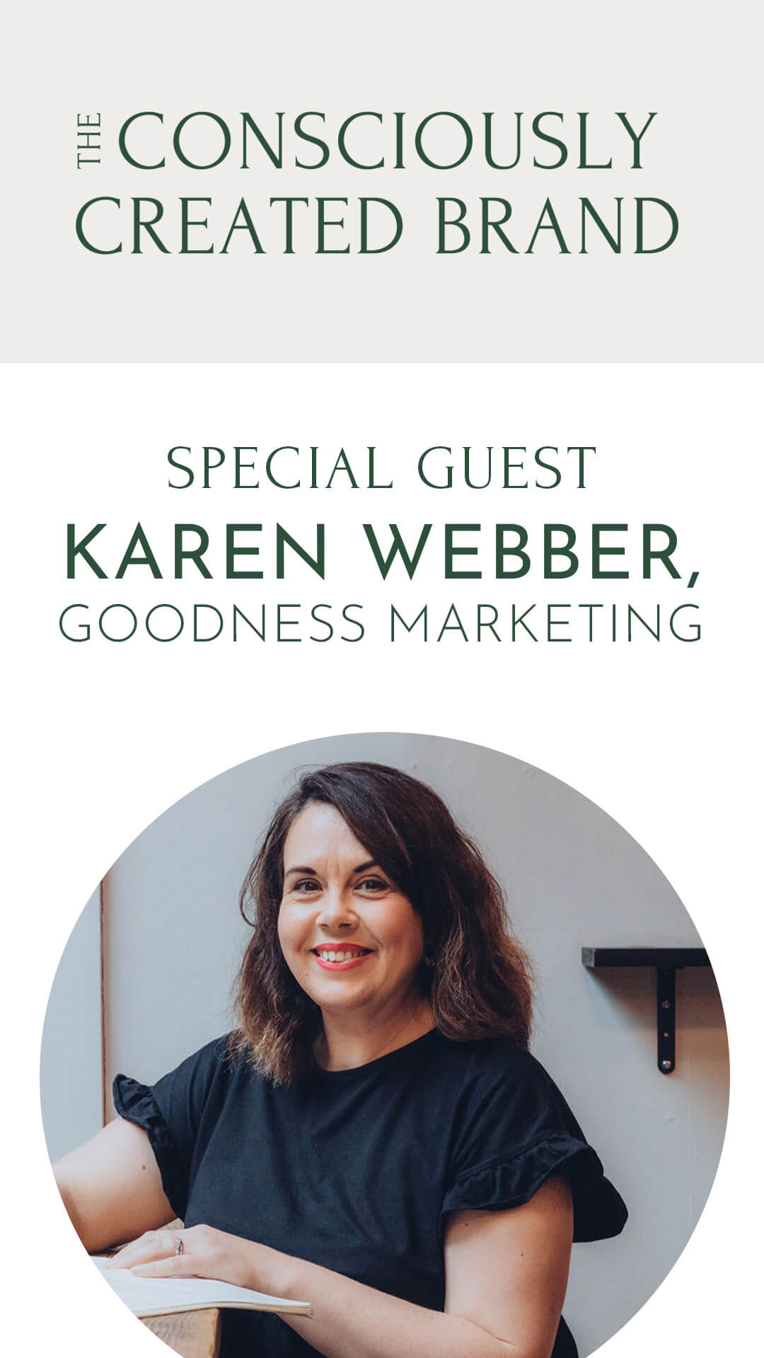 Pin for podcast episode with Karen Webber
