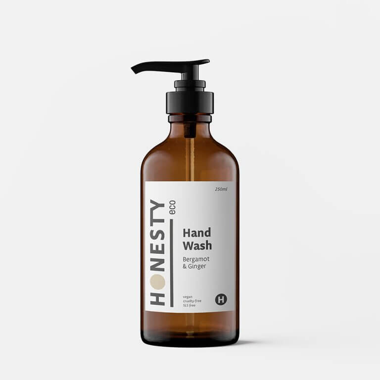 hand wash label design