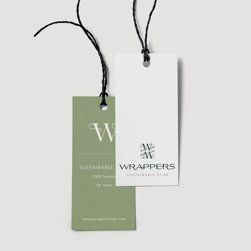 sustainable fashion brand label design